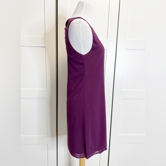 Alice + Olivia Open Back Backless Shift Dress Silk XS - Picture 4 of 6